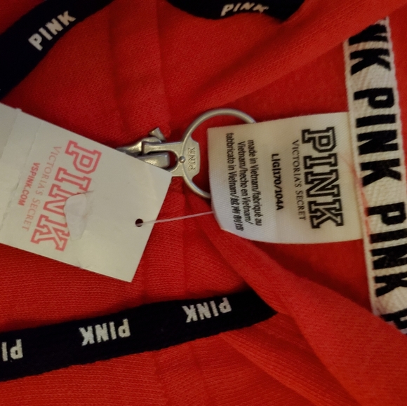 VS Pink Quarter Zip Hoodie - Picture 6 of 7